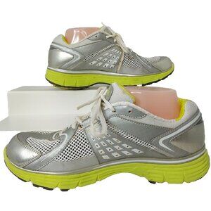 Skechers Tone Ups 8.5 Womens Sneakers Athletic Walking Shoes Yellow Green White